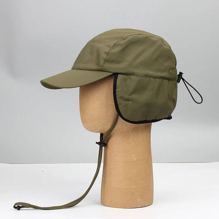 Winter Bomber Hat with Ear Flaps for Men and Women, Fleece Lined Water Repellent Trapper Hat, 4 Colors