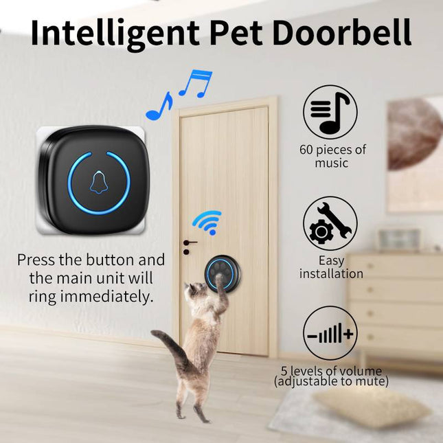 Touch Doorbell for Dogs and Cats with 1000 ft Range