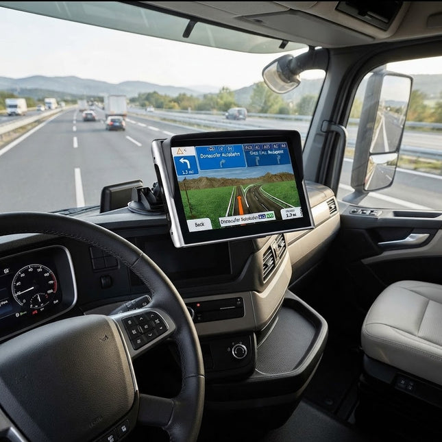 GPS Navigator for Car and Truck, 7 Inch Truck GPS with Voice Navigation, Car GPS Device with North America Maps