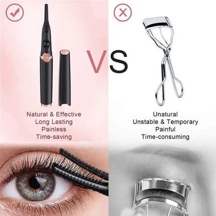 Heated Eyelash Curler, Rechargeable Electric Eyelash Curler