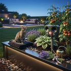 Squirrel Repellent Outdoor, Cat Repellent with Bird Repellent Stake, Solar Ultrasonic Deterrent for Yard Pest Control