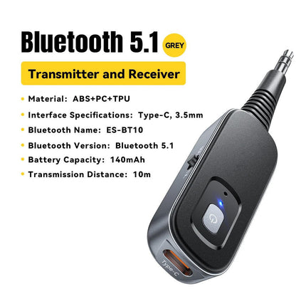 Bluetooth Adapter for Headphones, Dual Mode Bluetooth Transmitter Receiver – image 7