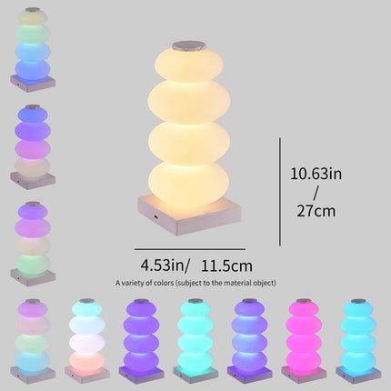 Table Lamps for Bedroom, RGB Color Changing Night Light – image 10
