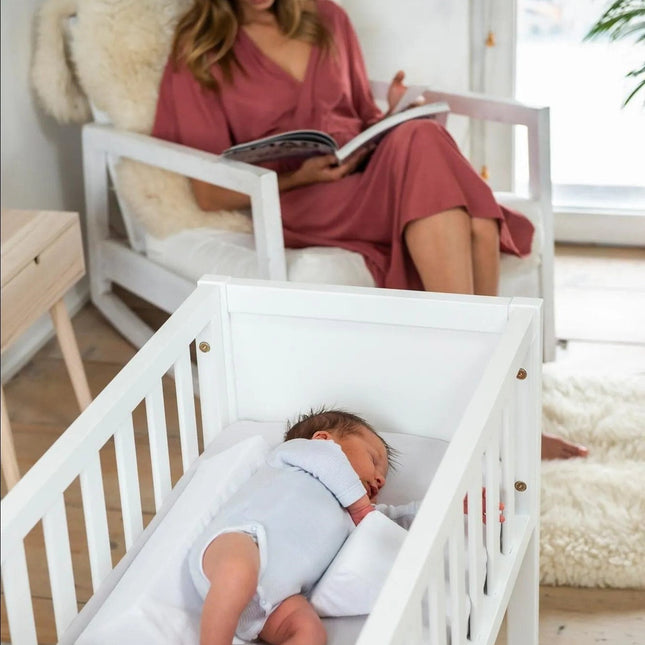 Infant Wedge Pillow Anti Roll, Newborn Sleep Positioner Memory Foam for Side Sleeping