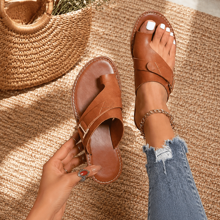 Comfortable Sandals for Women, Orthopedic Summer Sandals with Arch Support, Handmade Leather Sandals for Bunions