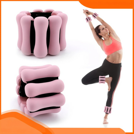 Ankle Weights 1 lb Pair, Adjustable Ankle and Wrist Weights for Women and Men