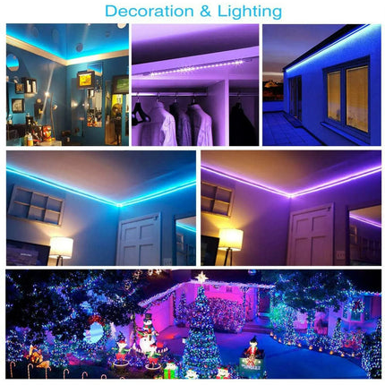 LED Strip Lights with Remote 32.8 ft, RGB Lights – image 6