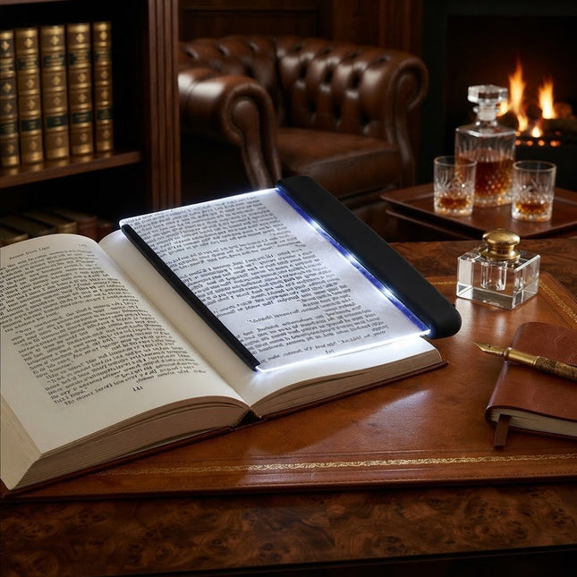 Book Light for Reading in Bed, Rechargeable Reading Light with Adjustable Brightness, Portable LED Reading Lamp