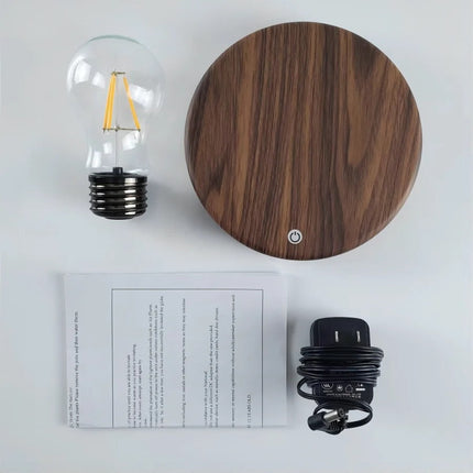 LED Light Bulb Magnetic Levitating, Touch Control LED Desk Lamp for Home Decor – image 5
