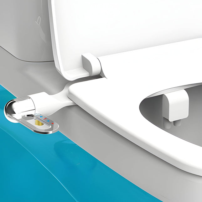Bidet Attachment for Toilet, Non-Electric Bidet with Dual Nozzle and Adjustable Pressure