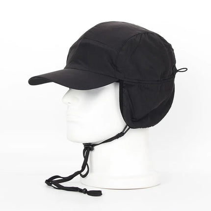 Winter Bomber Hat with Ear Flaps for Men and Women, Fleece Lined Water Repellent Trapper Hat, 4 Colors