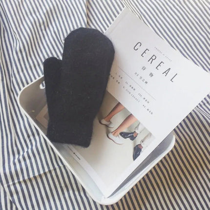 Warm Mittens for Cold Hands with Coral Fleece, Unisex Mittens – image 6