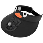 Sun Visor Hat with Cooling Fan for Kids, Wide Brim Sun Hat with Fan for Summer – image 5