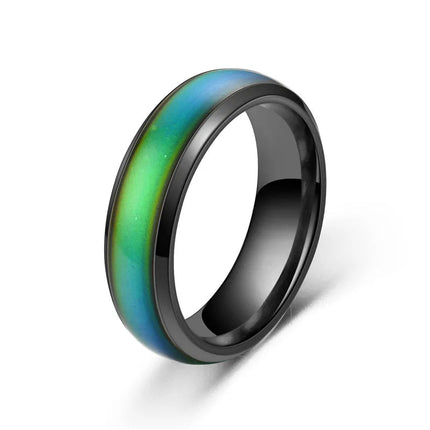 Mood Rings for Women and Men, Color Changing Emotion Ring in Polished Alloy – image 5