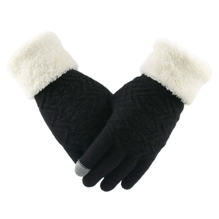 Winter Gloves with Touch Screen Fingertips, Warm Gloves with Plush Lining – image 5