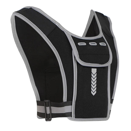 Reflective Running Vest Chest Bag with Phone Pocket, Runners Vest with Headphone Port for Men and Women – image 8
