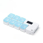 Tuzwa Smart Pill Organizer with Alarm – 7-Day Electronic Medication Reminder Box, 4 Daily Alerts, Portable Pill Case