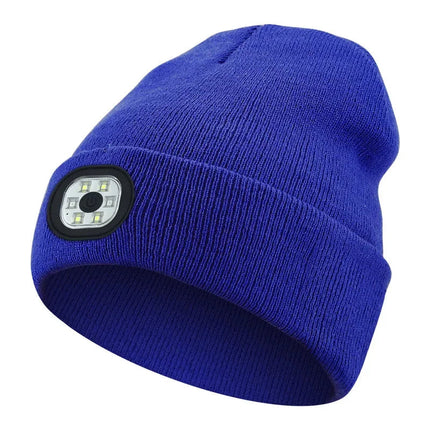 Beanie Hat for Winter, Rechargeable Lighted Beanie – image 7