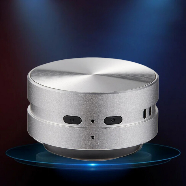 Portable Bluetooth Speaker with FM Radio, Bone Conduction Speaker for Any Surface, Durable Mini Wireless Speaker