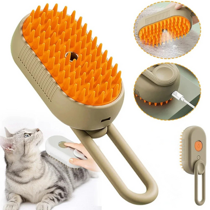 Dog Brush for Shedding, Cat Brush with Spray for Massage, Dog Grooming Tools, Cat Grooming Tools
