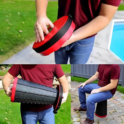 Folding Stool, Lightweight Retractable Stool