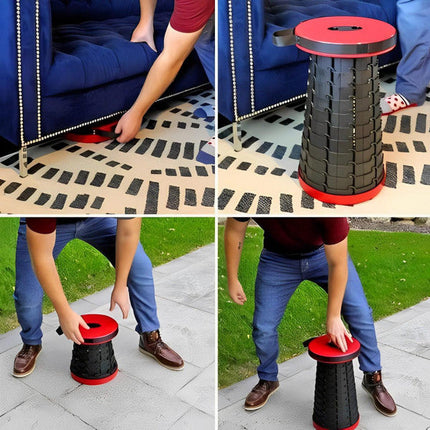 Folding Stool, Portable Stool with Telescopic Collapsible Design for Camping, Fishing and Outdoor Use – image 6