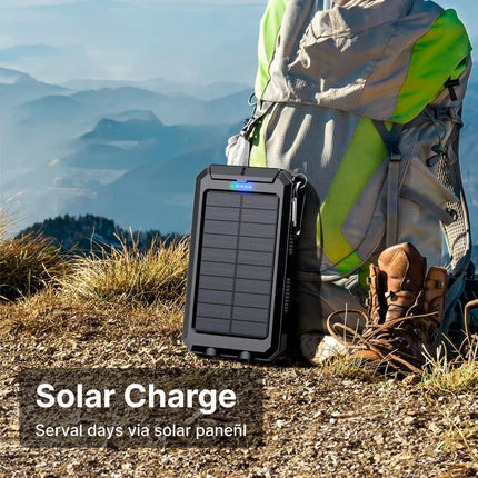 Solar Portable Battery Charger with Flashlight – image 8