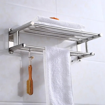 Towel Rack Wall Mounted for Bathroom, Stainless Steel Towel Bar with Rustproof Matte Finish, Kitchen Towel Holder