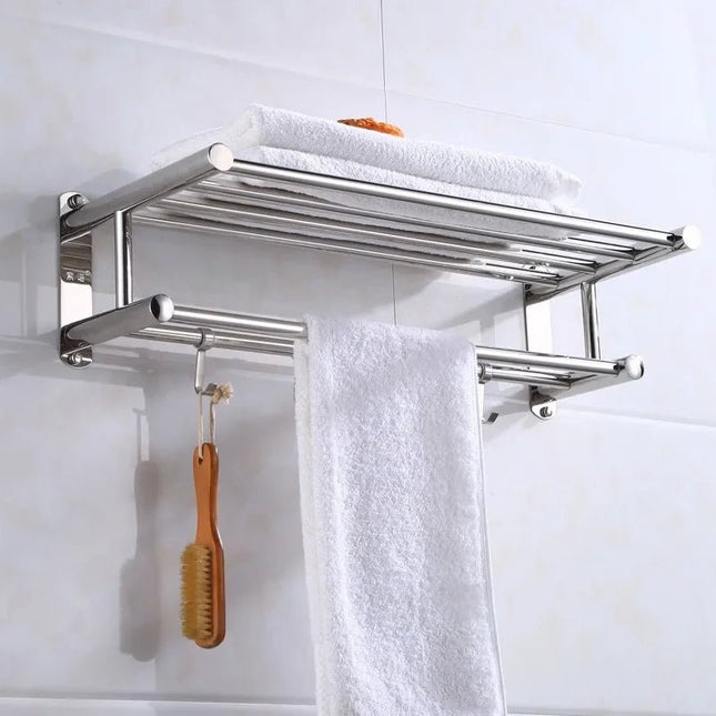 Towel Rack Wall Mounted for Bathroom, Stainless Steel Towel Bar with Rustproof Matte Finish, Kitchen Towel Holder
