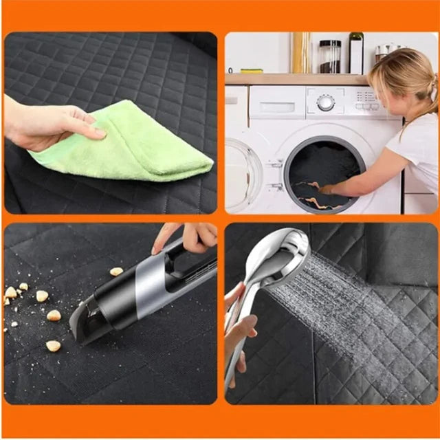 Dog Backseat Extender Hard Floor, Car Seat Extension for Dogs Foldable