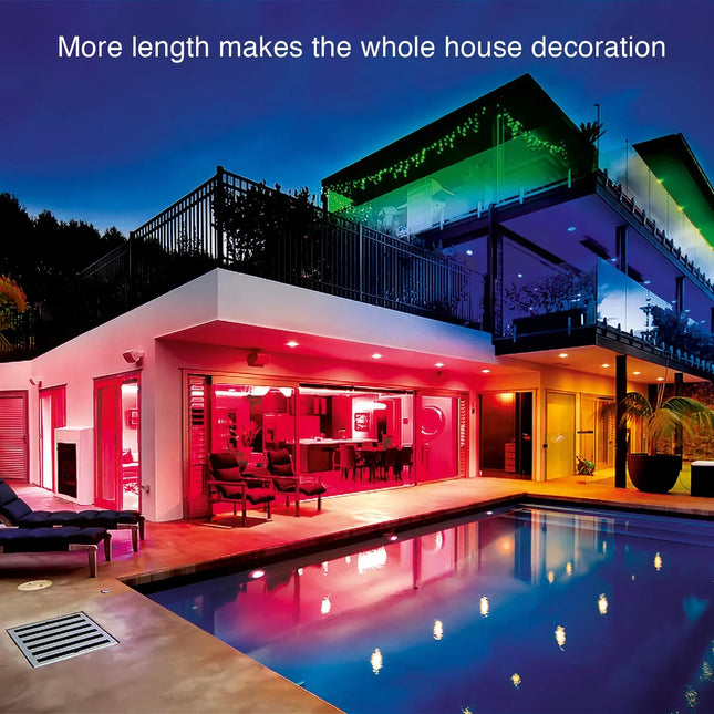 LED Strip Lights with Remote 32.8 ft, Color Changing LED Light Strip