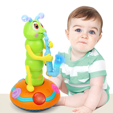 Caterpillar Toy with Lights and Music, Dancing Sensory Toys for Children, Light Up Musical Toy for Ages 3 to 12 (2)