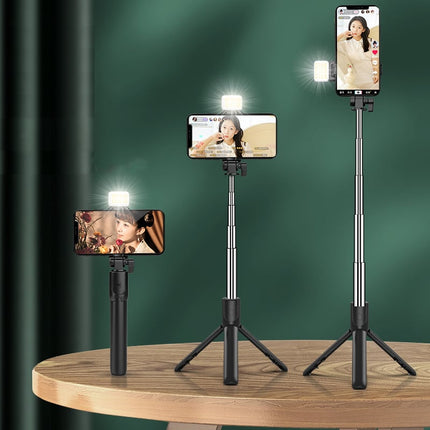 Selfie Stick Tripod with Fill Light, Bluetooth Selfie Stick with Remote – image 8