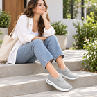 Comfort Shoes for Women, Wide Toe Box Shoes for Standing All Day, Slip On Sneakers for Women, Walking Shoes with Arch Support