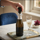 Wine Stoppers Silicone with Rotary Lock, Champagne Bottle Stopper and Wine Preserver, Bottle Sealer for Beer and Soda