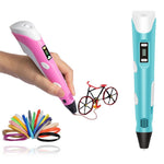 Tuzwa 3D Printing Pen – Adjustable 160–235°C Temperature, Variable Speed, 1.75mm PLA/ABS Filament Support & 5-Min Auto Standby