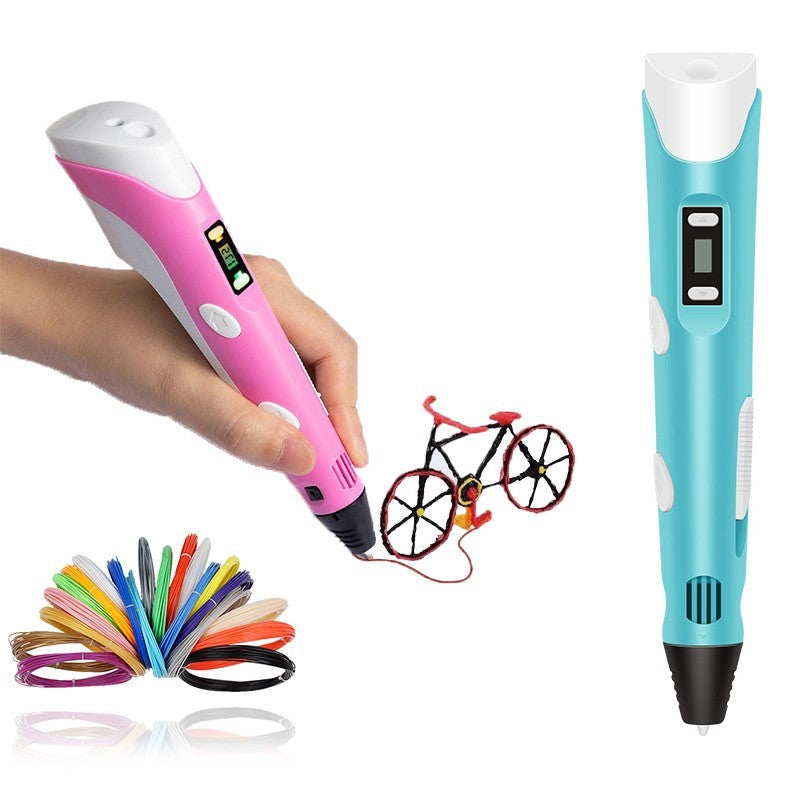 Tuzwa 3D Printing Pen – Adjustable 160–235°C Temperature, Variable Speed, 1.75mm PLA/ABS Filament Support & 5-Min Auto Standby