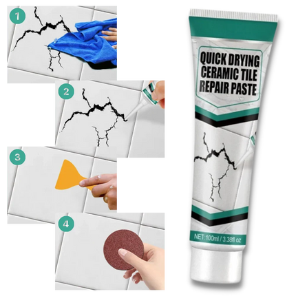 Bathtub Repair Kit, Ceramic Tile Repair Kit for Cracks and Chips