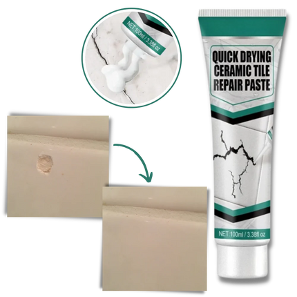 Bathtub Repair Kit, Tile Grout Repair Paste with Scraper and Sandpaper