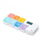 Tuzwa Smart Pill Organizer with Alarm – 7-Day Electronic Medication Reminder Box, 4 Daily Alerts, Portable Pill Case