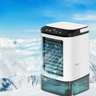 Portable Air Cooler with 3 Speeds, Mini Air Conditioner, Evaporative Cooler with Ultrasonic Mist, Misting Fan for Desk