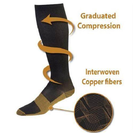 Copper Compression Socks 7 Pairs, Pregnancy Compression Socks for Workout – image 4