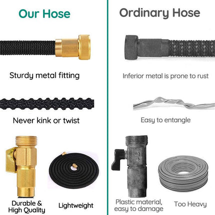 Expandable Garden Hose 50 ft or 100 ft, Lightweight Water Hose – image 6