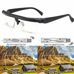 Tuzwa Adjustable Focus Glasses – Variable Focus Eyewear for Near & Far Viewing with Customizable Lens Adjustment