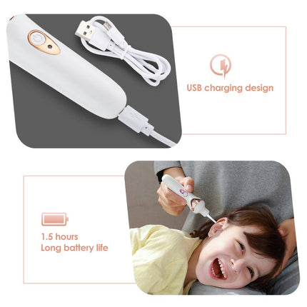 Painless Vacuum Ear Cleaner, Ear Wax Removal Kit with 3 Silicone Tips – image 6