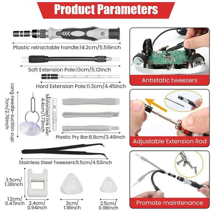 Precision Screwdriver Set 115 in 1, Magnetic Screwdriver Bit Set with Pentalobe and Torx – image 4