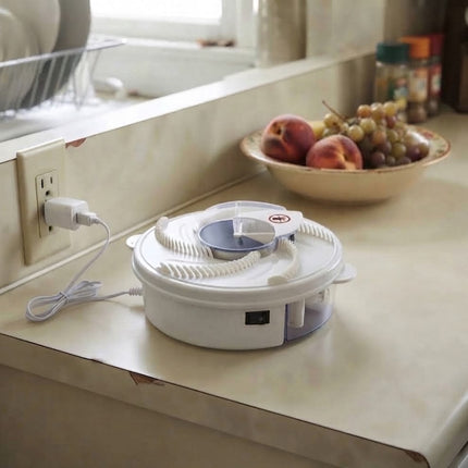Indoor Fly Traps, Electric Fly Trap with Rotating Sticky Plate, Mosquito Trap, Mosquito Killer for Home and Outdoor