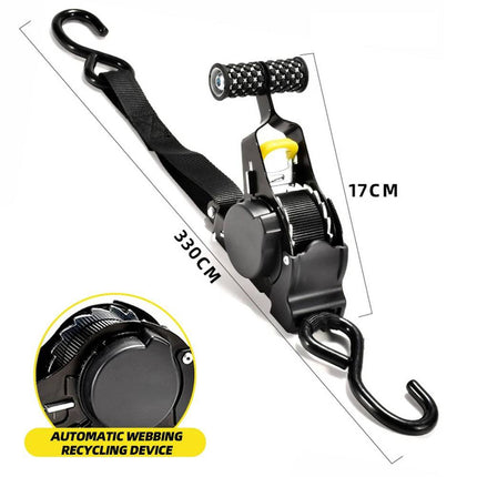Retractable Ratchet Straps 2 Pack, Ratchet Tie Down Straps for Cargo – image 7