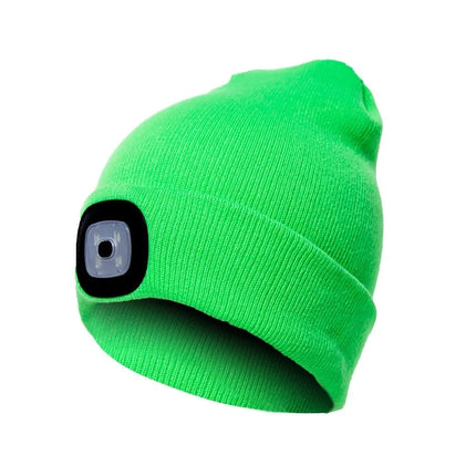 LED Beanie with Light, Rechargeable Winter Hat with Hands Free Flashlight – image 13