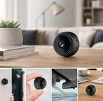Tuzwa Wireless Backup Camera – 720P Magnetic Rear View Camera with Night Vision, Smartphone Viewing, 360° Mount & MicroSD Recording